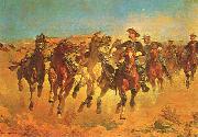 Frederick Remington Dismounted China oil painting reproduction